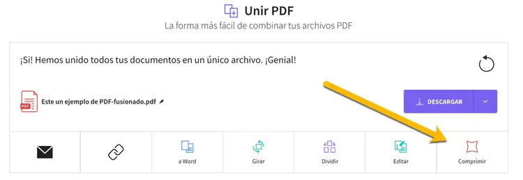 Cómo combinar varios documentos en un solo PDF